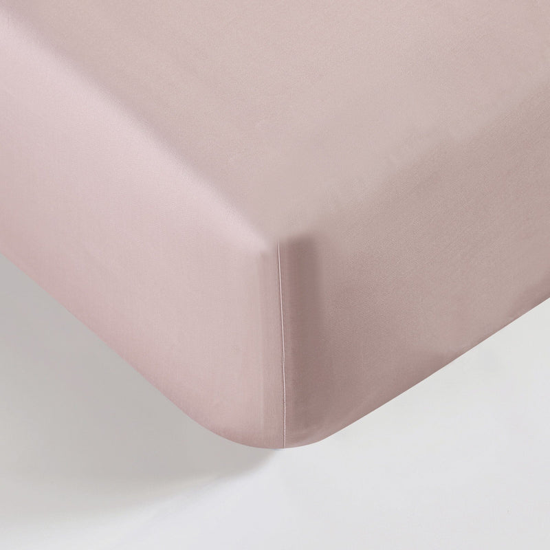 Airy Weight Eucalyptus Tencel Fitted Sheet Fitted Sheets Sijo Twin Blush 