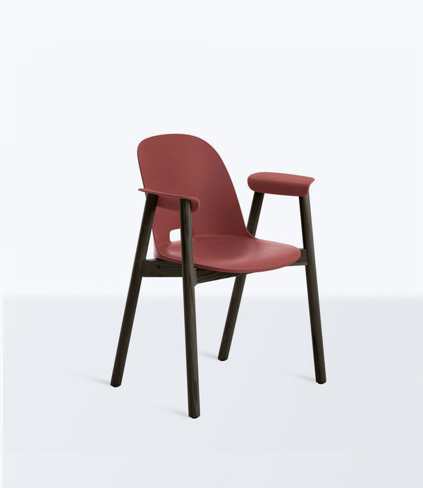Alfi Recycled Armchair - Dark Ash Arm Chairs Emeco 
