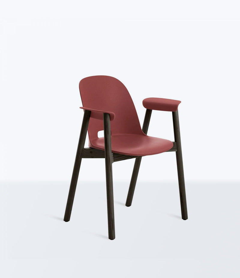 Alfi Recycled Armchair - Dark Ash Arm Chairs Emeco 
