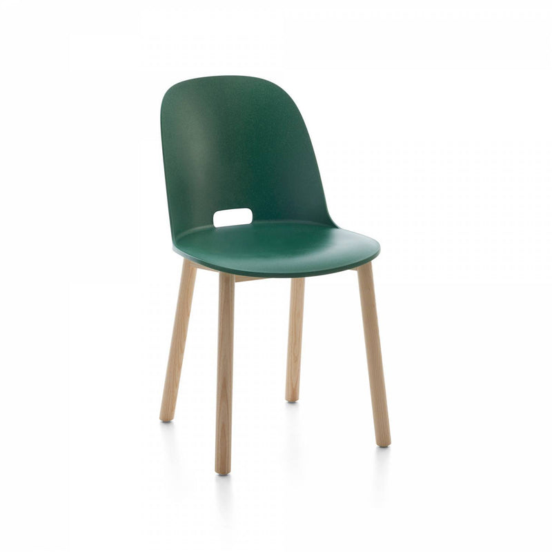 Alfi Recycled High Back Chair - Ash Furniture Emeco Green 