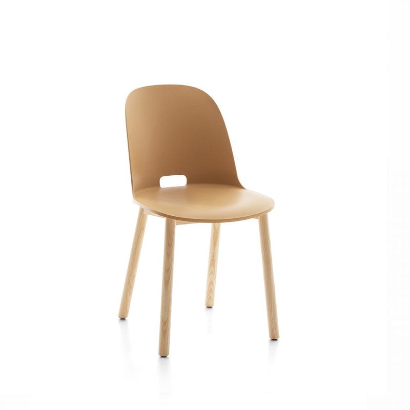 Alfi Recycled High Back Chair - Ash Furniture Emeco Sand 
