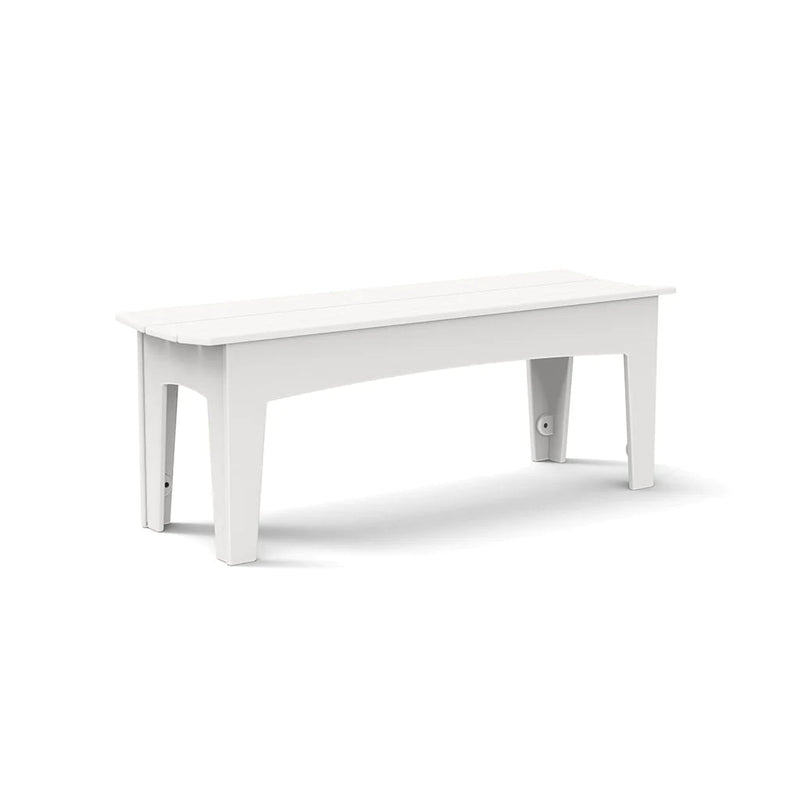 Alfresco Recycled Bench Benches Loll Designs 47" Cloud White 