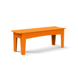 Alfresco Recycled Bench Benches Loll Designs 47" Sunset Orange 