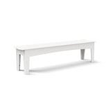 Alfresco Recycled Bench Benches Loll Designs 68" Cloud White 