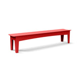 Alfresco Recycled Bench Benches Loll Designs 81" Apple Red 