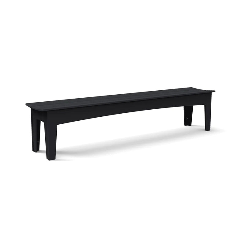 Alfresco Recycled Bench Benches Loll Designs 81" Black 