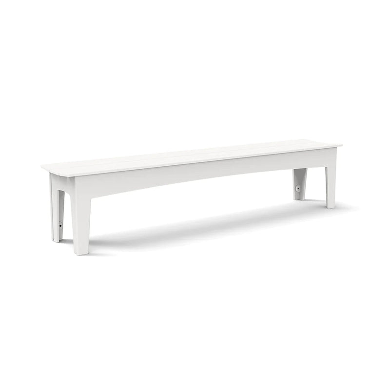 Alfresco Recycled Bench Benches Loll Designs 81" Cloud White 