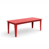 Alfresco Recycled Dining Table Tables Loll Designs 82" Apple Red Umbrella Hole