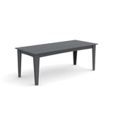Alfresco Recycled Dining Table Tables Loll Designs 82" Charcoal Gray Standard