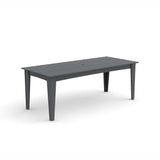 Alfresco Recycled Dining Table Tables Loll Designs 82" Charcoal Gray Umbrella Hole