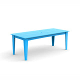 Alfresco Recycled Dining Table Tables Loll Designs 82" Sky Blue Umbrella Hole