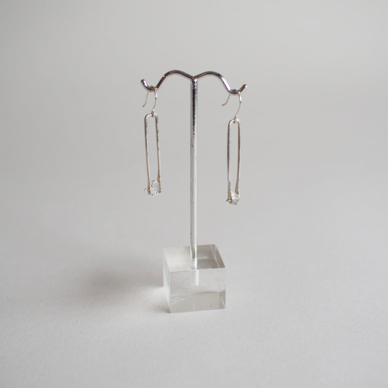 Altar Herkimer Drop Earrings - Sterling Silver Jewelry Altar