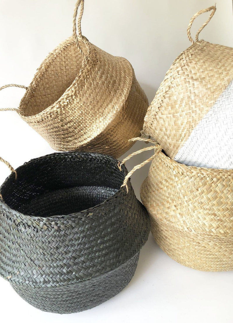Amante Kophinos Basket - White Dipped Home Decor Amante Marketplace 