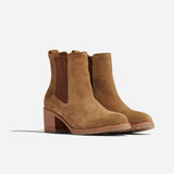Ana Go-To Heeled Chelsea Boot Boots Nisolo Taupe Suede 5 