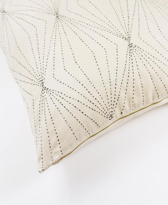 Anchal Prism Throw Pillow - Bone Anchal Project