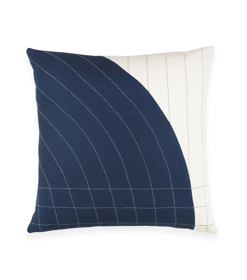 Anchal Project 22" Navy Curve Toss Pillow Anchal Project Pillow Cover 