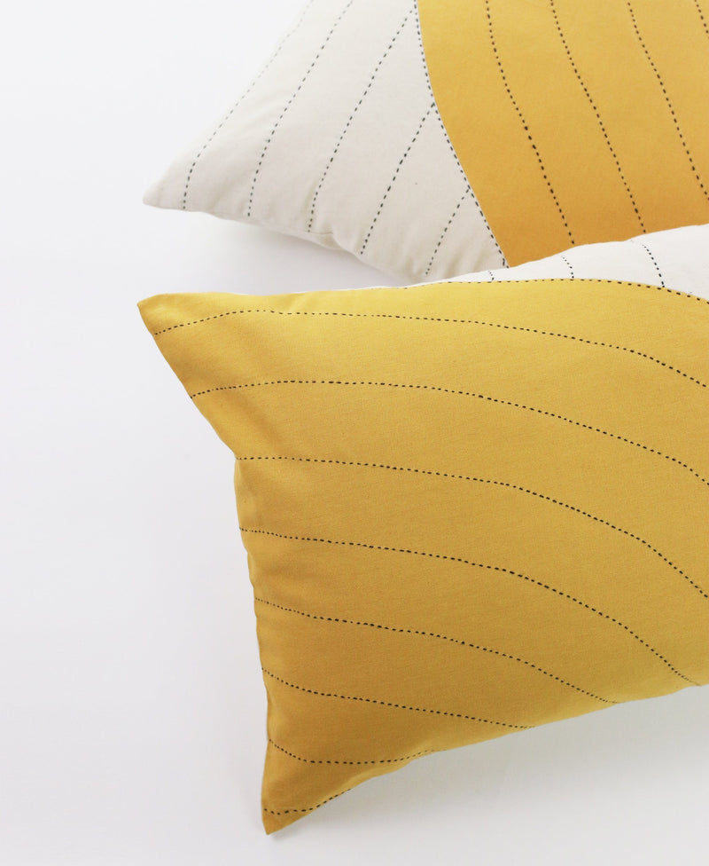 Anchal Project Gold Curve Lumbar Pillow Anchal Project