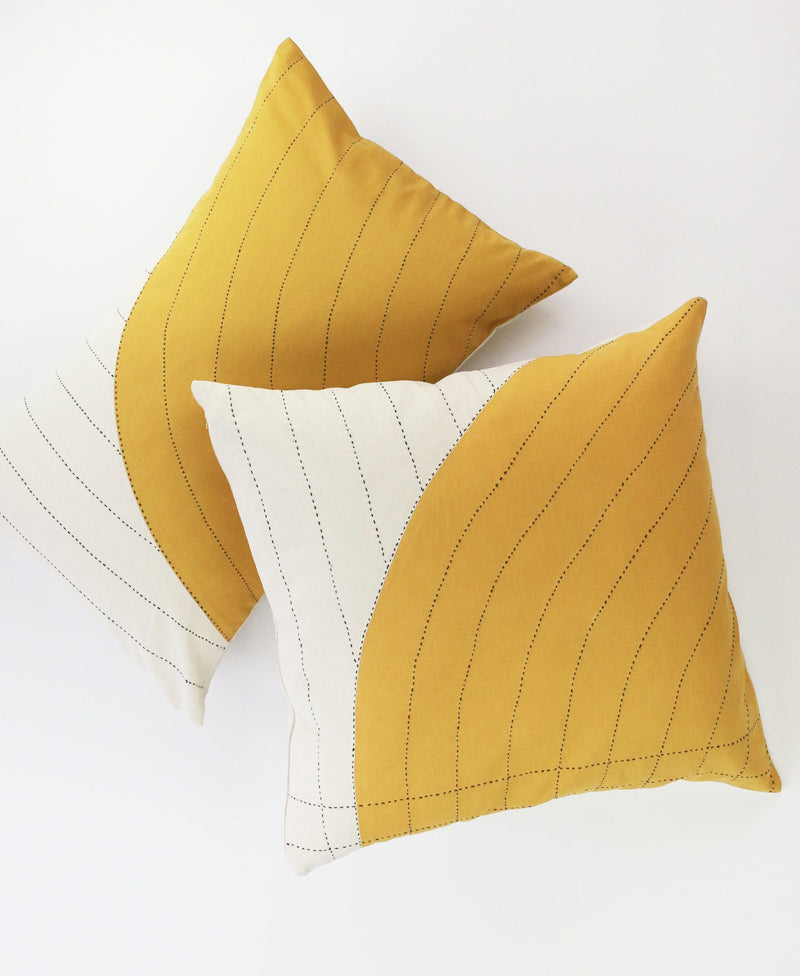 Anchal Project Gold Curve Lumbar Pillow Anchal Project