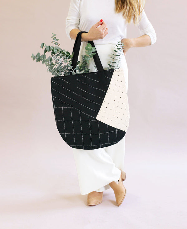 Anchal Project Hand Stitched Naari Canvas Tote Anchal Project