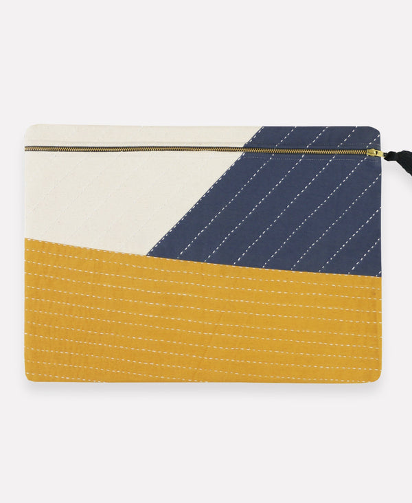 Anchal Project Large Patchwork Asha Pouch Anchal Project