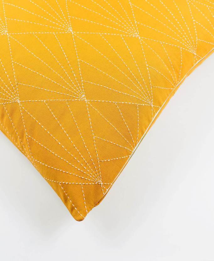 Anchal Project Prism Throw Pillow - Mustard Anchal Project