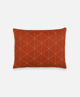 Anchal Project Small Graph Throw Pillow - Rust Anchal Project