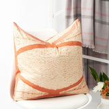 Arc Silk Throw Pillow - Coral Studio Variously 