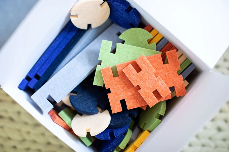 Architectural Interlocking Blocks Set Toys Lowercase Toys 
