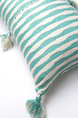 Archive New York Antigua Pillow - Faded Aqua Striped Archive New York