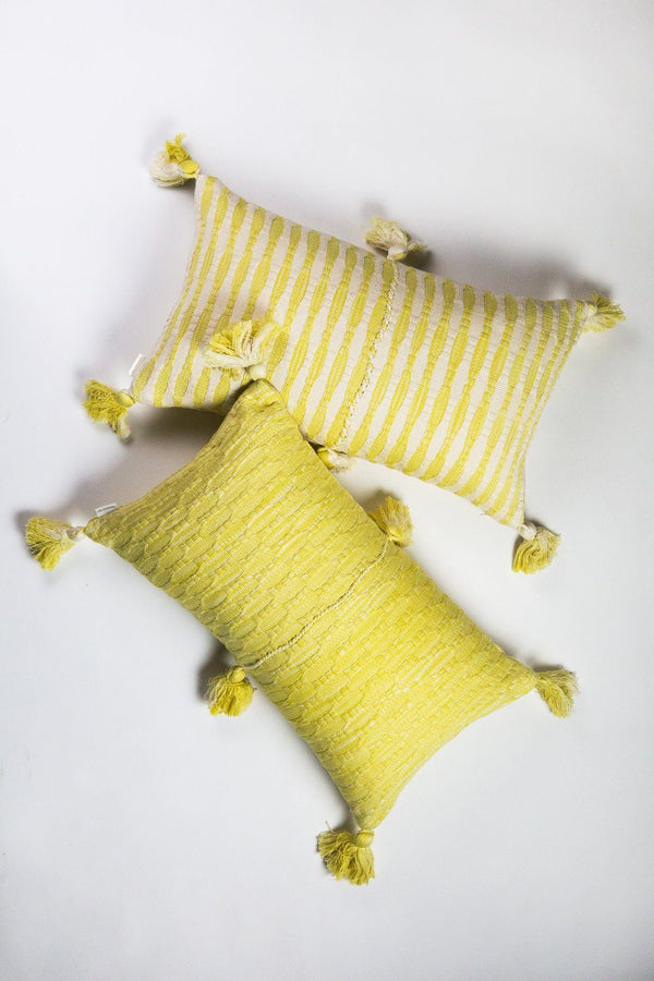 Archive New York Antigua Pillow - Faded Yellow Stripe Archive New York