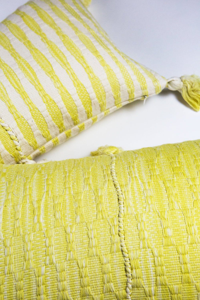 Archive New York Antigua Pillow - Faded Yellow Stripe Archive New York