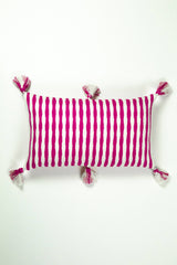 Archive New York Antigua Pillow - Fuchsia Pink Stripe Archive New York 