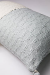 Archive New York Antigua Pillow - Grey &amp; Natural White Colorblocked Archive New York