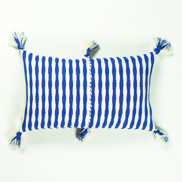 Archive New York Antigua Pillow - Medium Blue Stripe Archive New York 