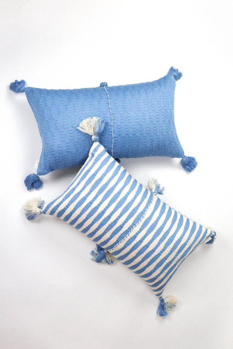 Archive New York Antigua Pillow - Sky Blue Striped Archive New York