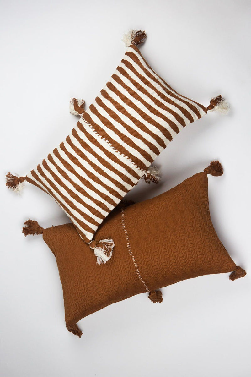 Archive New York Antigua Pillow - Umber Solid Archive New York