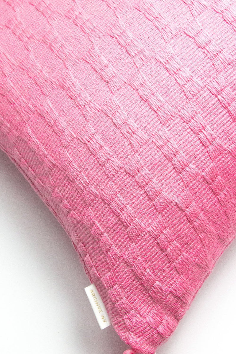 Archive New York Backordered: Antigua Pillow - Bubblegum Pink Solid Archive New York