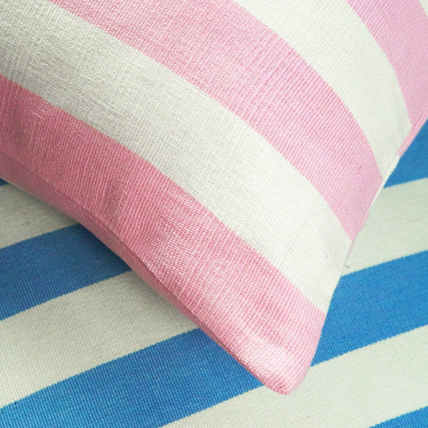 Archive New York Santiago Cabana Stripe - Light Pink Pillow Archive New York 