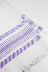 Archive New York White &amp; Lilac Kitchen Towel Archive New York 