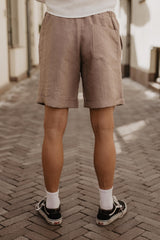 Ares Linen Shorts Shorts AmourLinen 