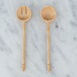 Azizi Life Hand Carved Wooden Spoon - Donna Jean Serving Spoons MW Wooden Spoons Azizi Life 
