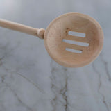 Azizi Life Hand Carved Wooden Spoon - Merideth Slotted Spoon MW Wooden Spoons Azizi Life 