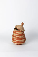 Azizi Life Teardrop Basket Traditional Baskets Azizi Life Rust + Natural 