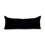 Azulina Home Bogota Lumbar Pillow Large - Black with Ivory Stripes Pillows Azulina Home 