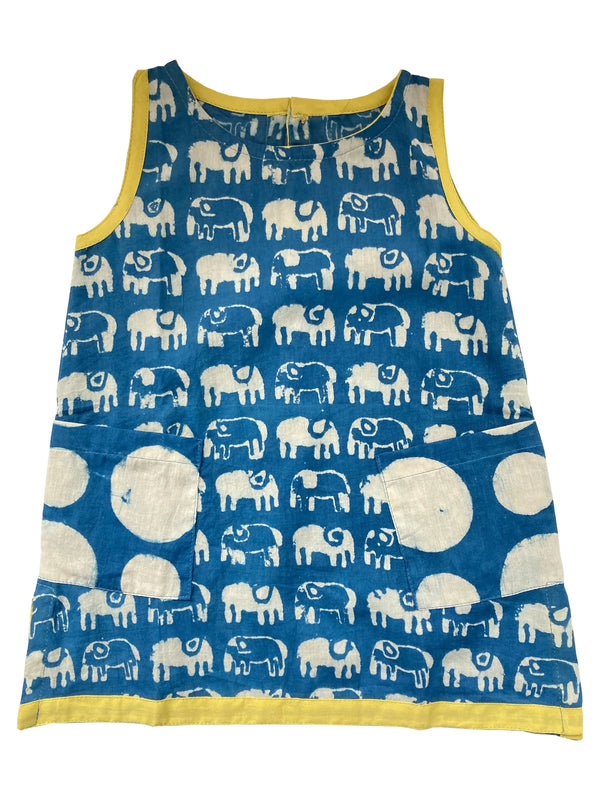 Baby Elephant Dress Kids' + Baby Dresses Mirasa Design 6m Indigo 