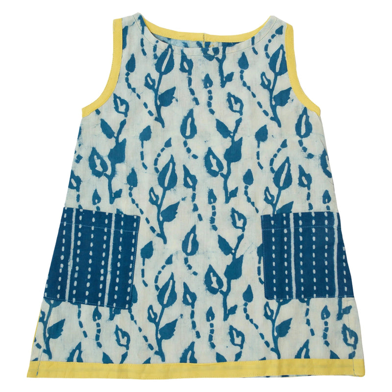 Baby Vine Dress Kids' + Baby Dresses Mirasa Design 6m Indigo 