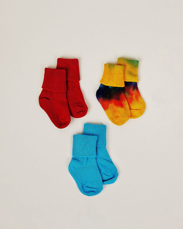 Baby's Anklet Socks - 3 Pack Socks Maggie's Organics 