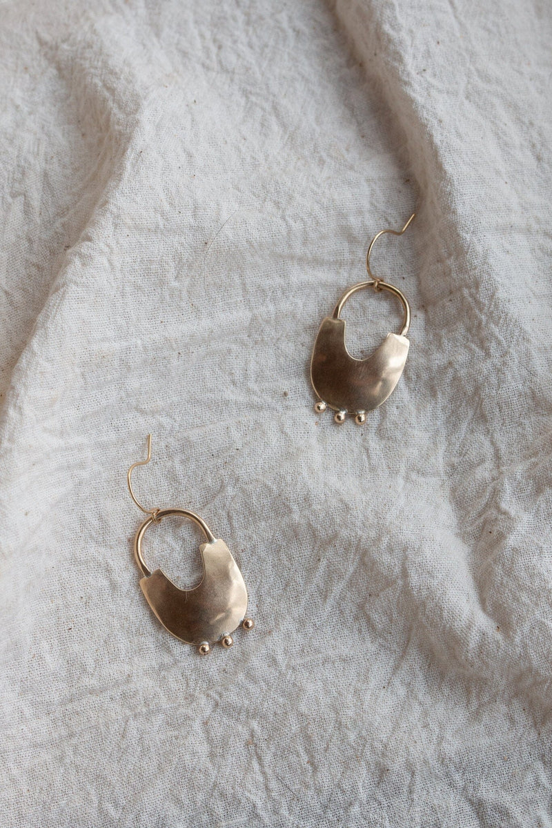 Bamasha Recycled 14k Gold Earrings Earrings Yewo 