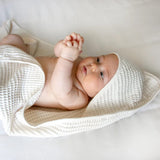 Bamboo Hooded Baby Waffle Towel Towels Ettitude 