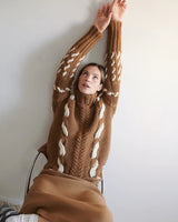 Barbora Wool Turtleneck Sweater Turtlenecks The Knotty Ones XS Acorn 